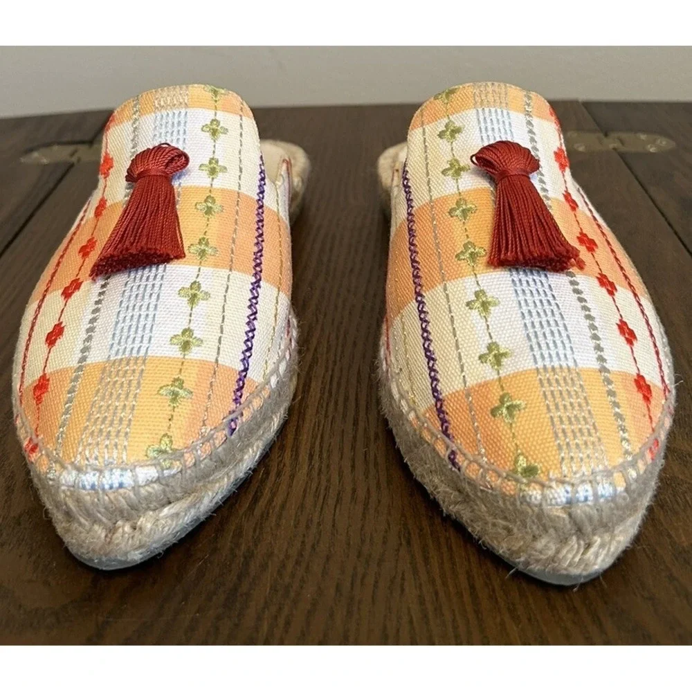 Java Artisanal Espadrilles Mulles Solana Women's Size‎ 9